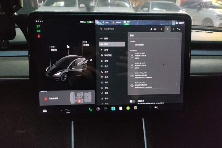 Used Tesla Model 3 2020 Standard Range Rear-Wheel Drive Upgraded Version Audio And AC Panel