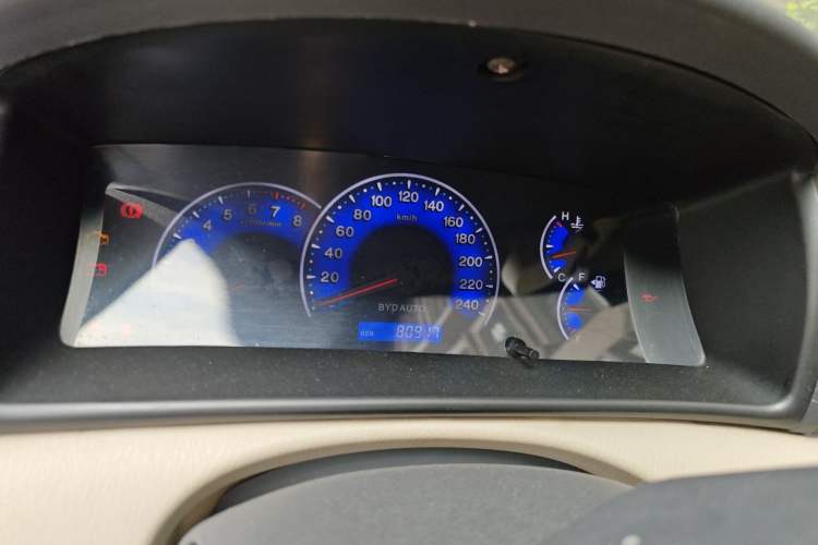 Used BYD F3 2013 Energy-Efficient Model 1.5L Manual Comfort Version Instrument Cluster