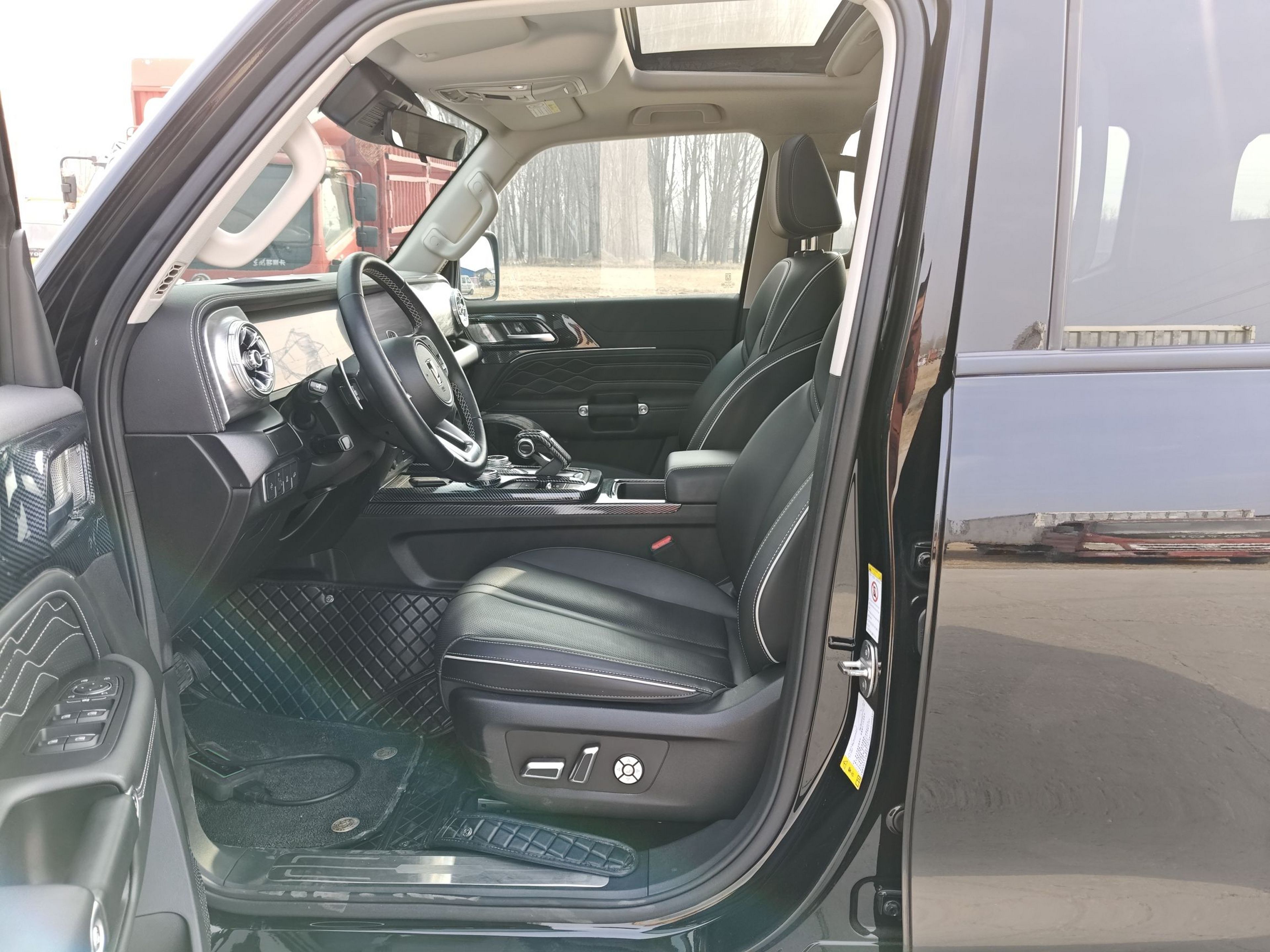 Переднее сиденье в автомобиле