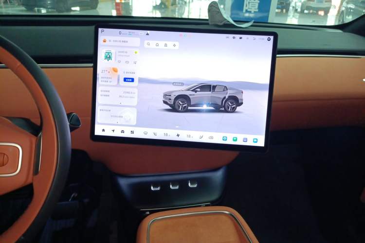 Used CHANGAN NEVO E07 2026 Model Pure Electric Four-Wheel Drive 90kWh Dacheng Edition Audio And AC Panel