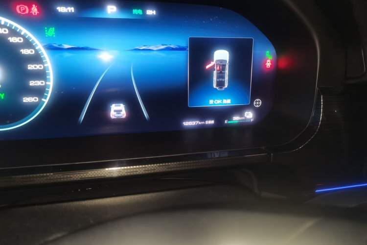 Used Tank 400 New Energy 2024 Hi4-T Off-Road Edition Odometer Close Up