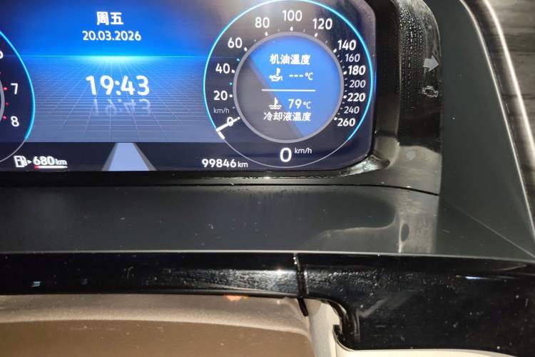 Used Volkswagen Viloran 2022 380TSI Prestige Edition Odometer Close Up