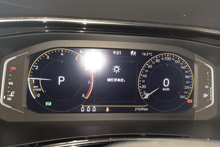 Used Volkswagen Tayron X 2020 330TSI Two-Wheel Drive Luxury Smart Connectivity Version Instrument Cluster