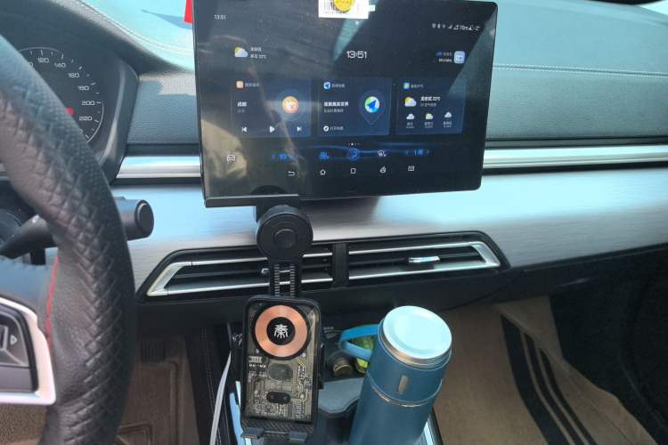 Used BYD Qin New Energy 2021 Travel Edition Audio And AC Panel