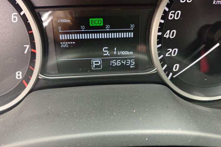 Used Nissan Sylphy 2016 1.6 XL CVT Luxury Edition Odometer Close Up