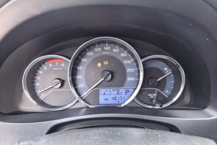 Used Toyota Levin 2017 Revised 185T CVT Elite Edition China V Standard Instrument Cluster