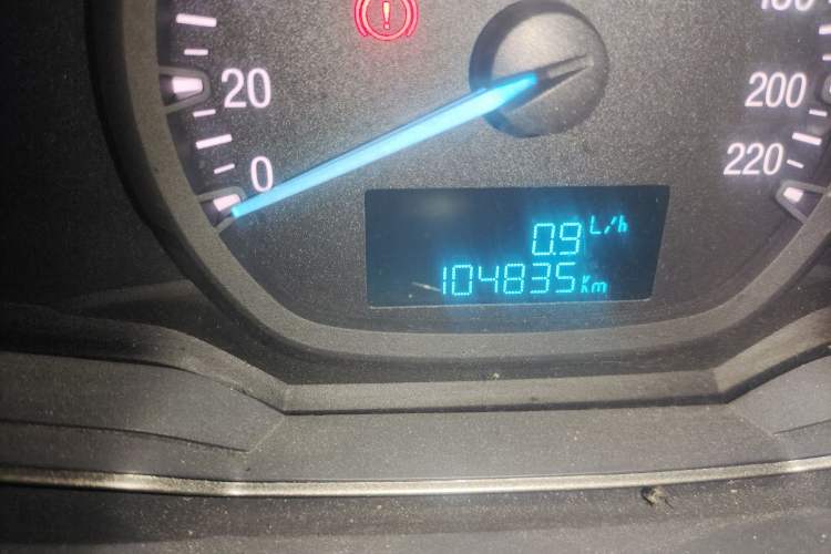 Used Ford Escort 2015 1.5L Manual Comfort Model Odometer Close Up