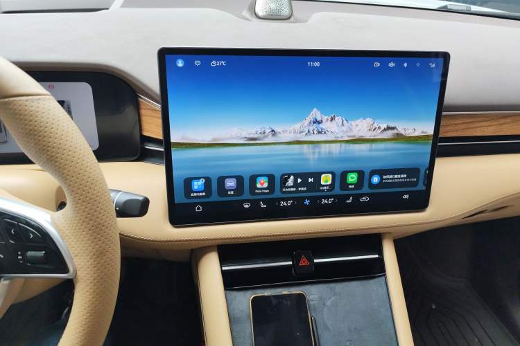 Used Hima AITO M7 2024 1.5T Intelligent Driving Rear-Drive Max Edition 5 Seats Audio And AC Panel