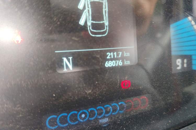 Used JAC Group iEV6E 2018 Upgraded Edition iEV6E Luxury Smart Model Odometer Close Up