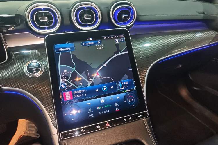 Used Mercedes-Benz C-Class 2024 Restyled C 260 L Sport Edition Audio And AC Panel