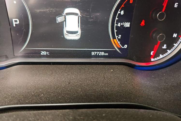 Used Kia KX5 2019 1.6T Automatic Two-Wheel Drive Luxury Edition Odometer Close Up