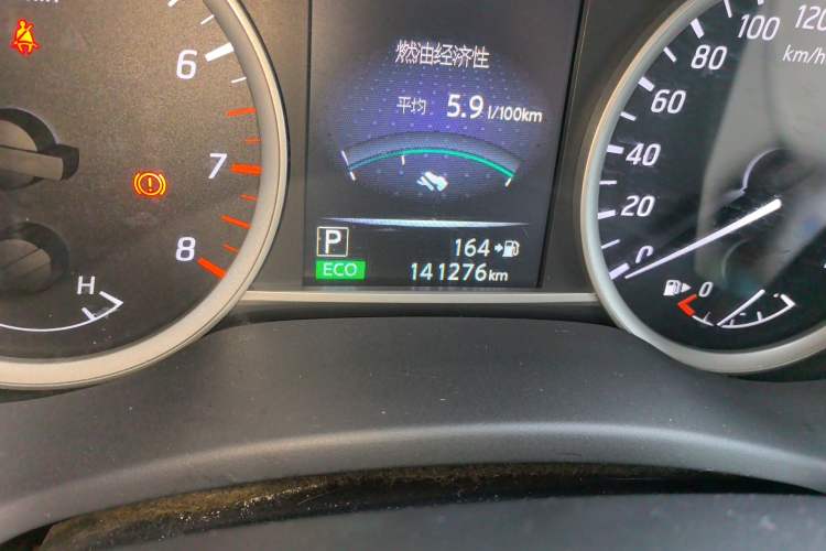 Used Nissan Sylphy 2016 1.8XV CVT Prestige Edition Odometer Close Up