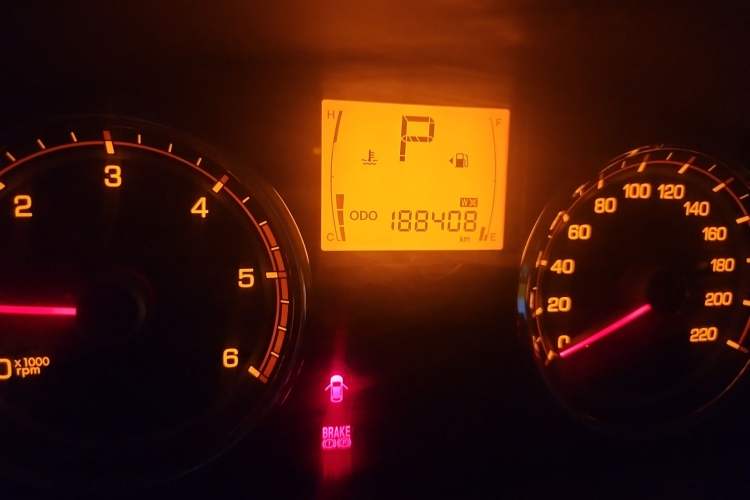 Used SsangYong Korando 2011 2.0T Diesel Two-Wheel Drive Automatic Luxury Navigation Edition Odometer Close Up