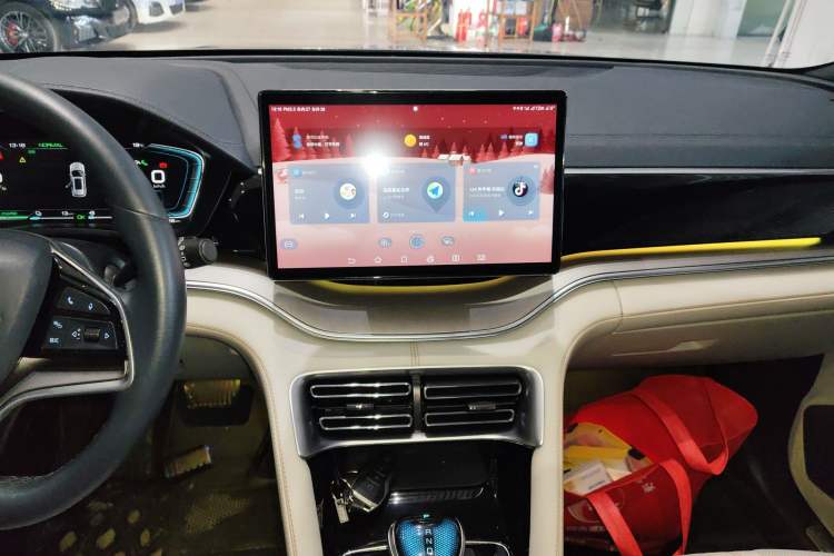 Used BYD Song PLUS New Energy 2021 DM-i 110KM Flagship PLUS 5G Edition Audio And AC Panel