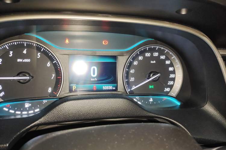 Used Buick Excelle GX 2018 18T Automatic Elite Model Odometer Close Up