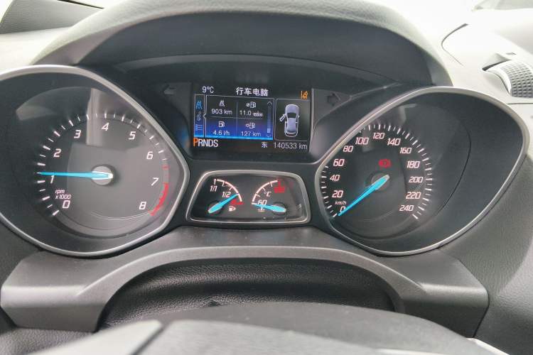 Used Ford Kuga 2013 2.0L GTDi Four-Wheel Drive Premium Model Odometer Close Up