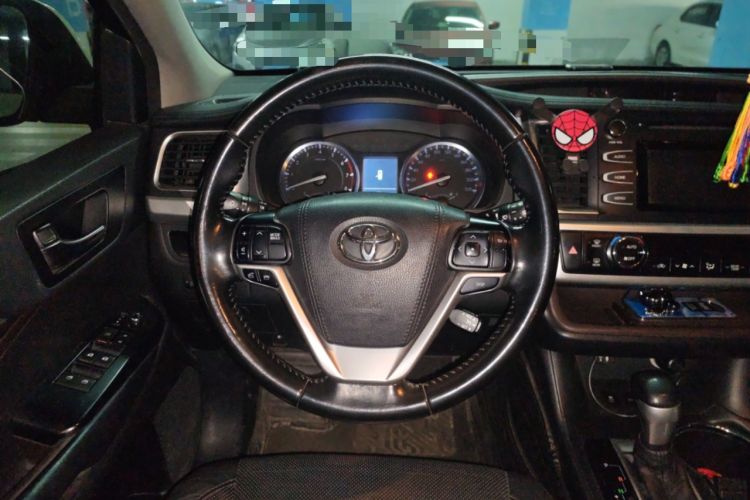 Used Toyota Highlander 2015 2.0T Four-Wheel Drive Luxury Edition 7-Seater Steering Wheel