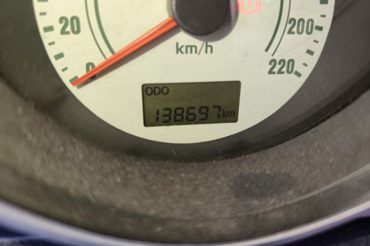 Used Haima Qubit 2013 1.3L Manual Cool Edition Odometer Close Up