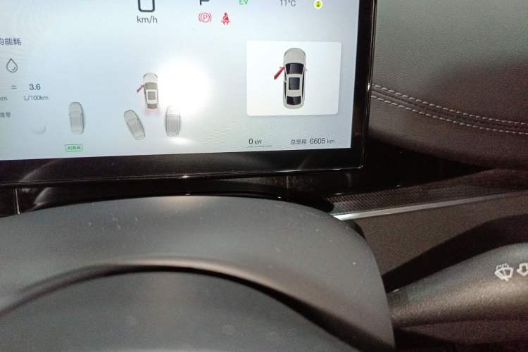 Used BYD Seal 06 New Energy 2025 DM-i Smart Drive 120KM Deluxe Model Odometer Close Up