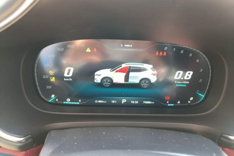 Used MG HS 2018 30T Automatic All-Wheel Drive Trophy Hormone-Infused Version China V Standard Instrument Cluster