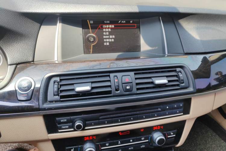 Used BMW 5 Series 2013 525Li Leading Model Audio And AC Panel