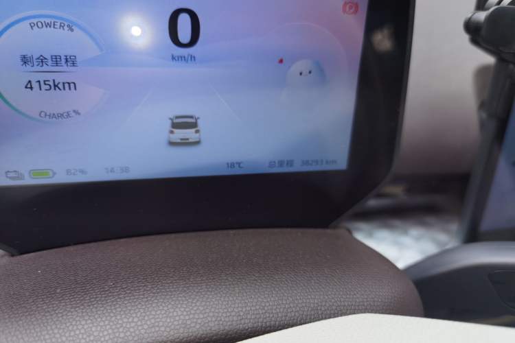 Used JAC Yiwei 3 2024 Zhiai Edition 505km Champion Version Odometer Close Up