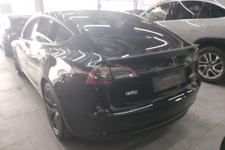 Used Tesla Model 3 2022 Performance High-Performance All-Wheel-Drive Version Rear Left 45 Deg