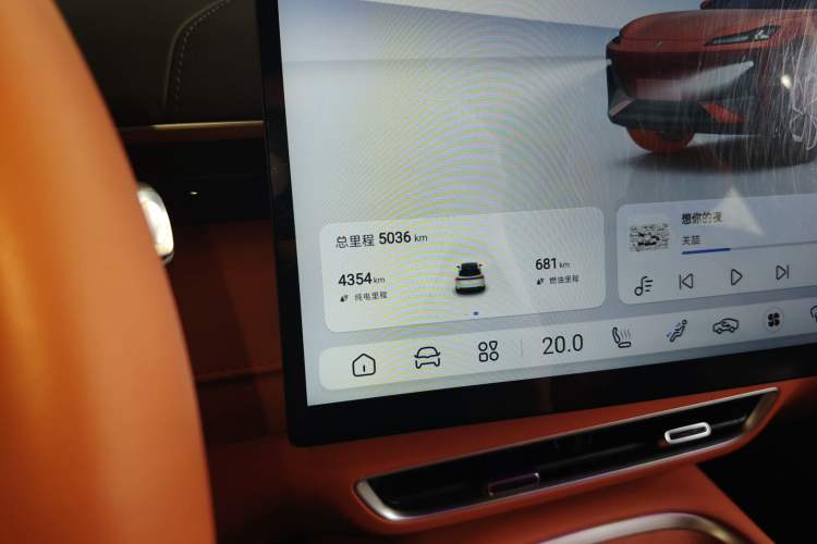 Used Deepal S07 2024 215Max Qiankun Intelligent Driving ADS SE Range-Extended Version Odometer Close Up