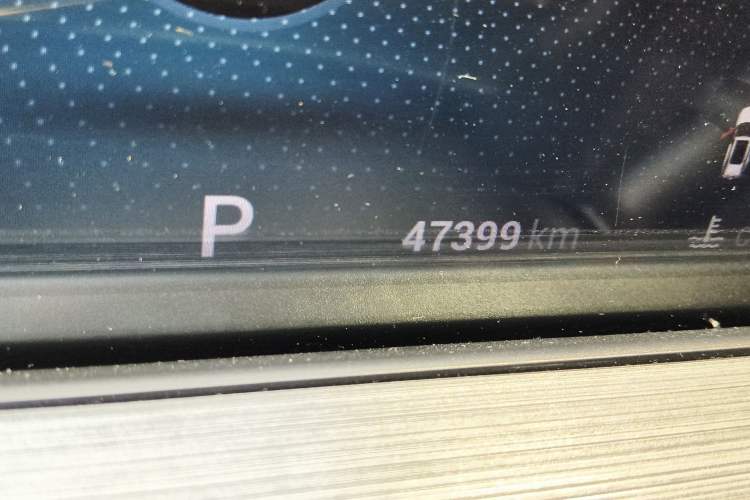 Used Chery Tiggo 7 PLUS 2021 1.5T CVT 48V Prestige Version Odometer Close Up