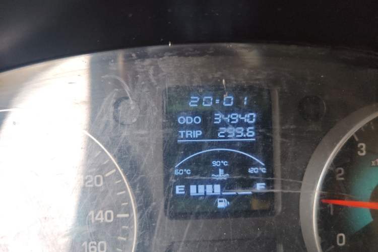 Used Jinbei New Hiace X30L 2023 1.5L Super Enjoyment Van 2/5 Seats Non-Air-Conditioned Version SWC15M Odometer Close Up