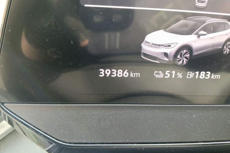 Used Volkswagen ID.4 CROZZ 2024 Pure Edition Limited Edition Odometer Close Up