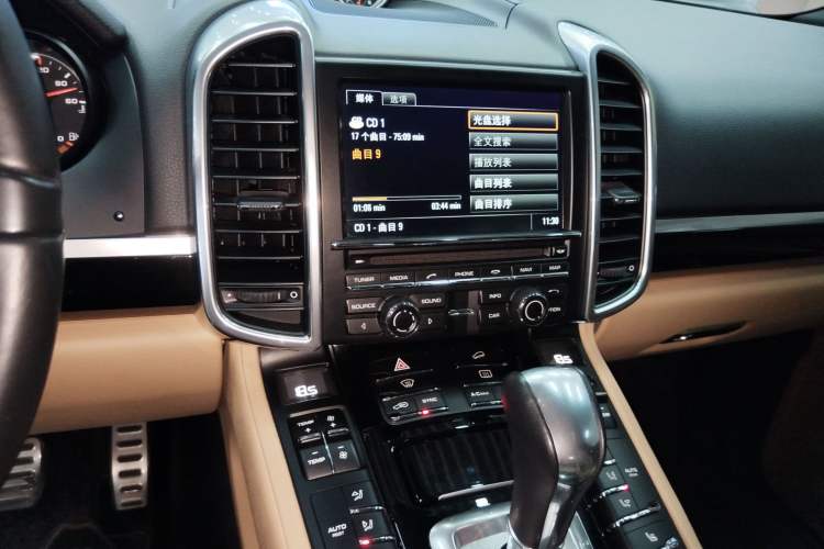 Used Porsche Cayenne 2014 Cayenne Platinum Edition 3.0T Audio And AC Panel