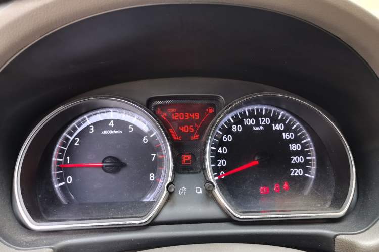 Used Nissan Sunny 2011 1.5XL CVT Luxury Edition Odometer Close Up