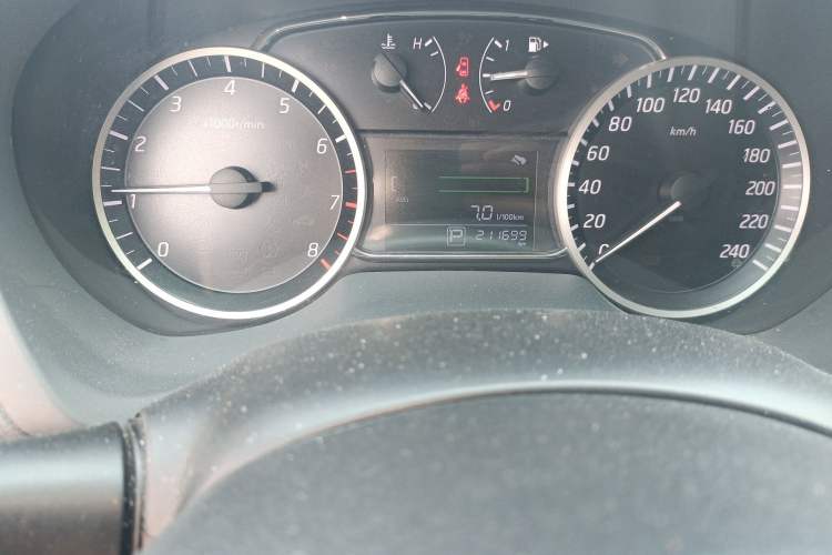 Used Nissan Sylphy 2018 1.6XV CVT Deluxe Edition Odometer Close Up