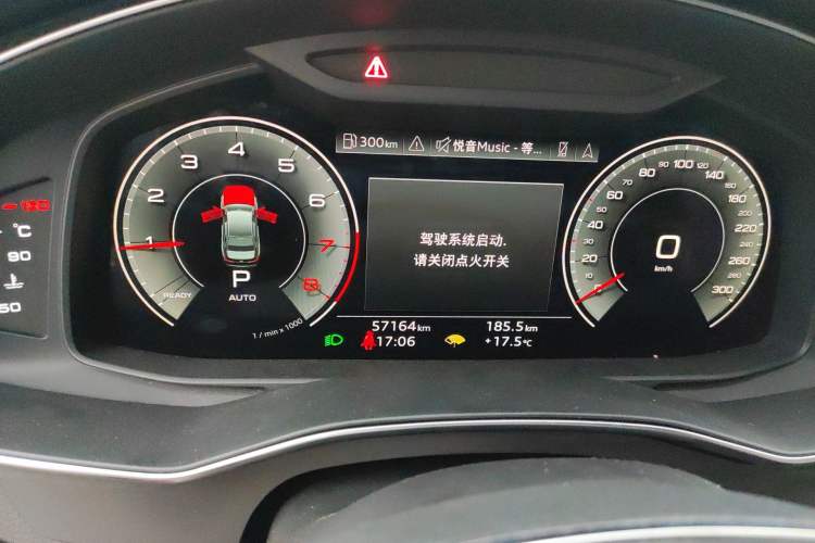 Used Audi A6L 2023 Revised Edition 45 TFSI quattro Prestige Dynamic Version Odometer Close Up