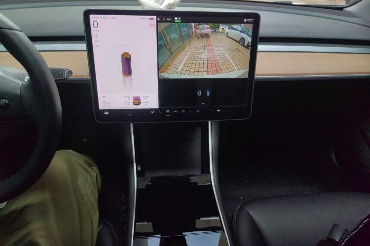 Used Tesla Model 3 2019 Standard Range Rear-Wheel Drive Upgraded Version (52 kWh) Audio And AC Panel