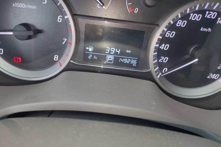 Used Nissan Sylphy 2012 1.8XL CVT Luxury Edition Odometer Close Up