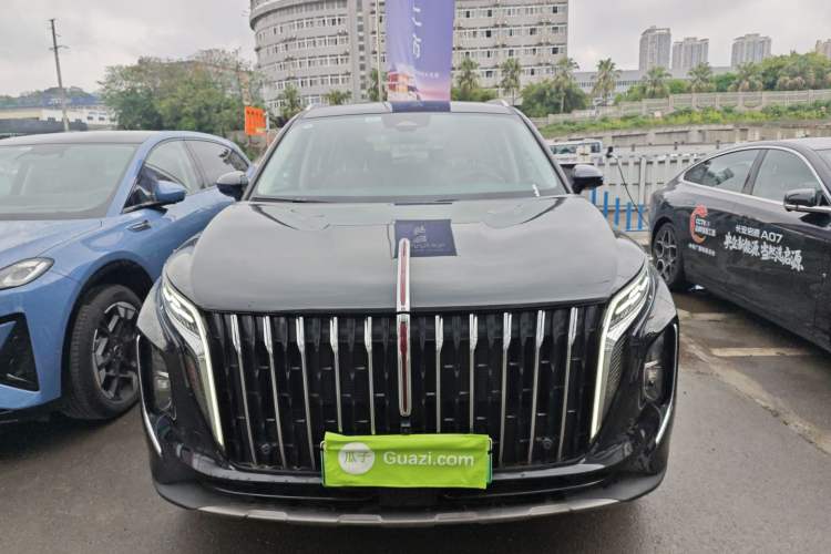 Used Hongqi HS7 PHEV 2025 Model 2.0T PHEV Four-Wheel Drive 2 Million Units Commemorative Edition 6-Seater Front