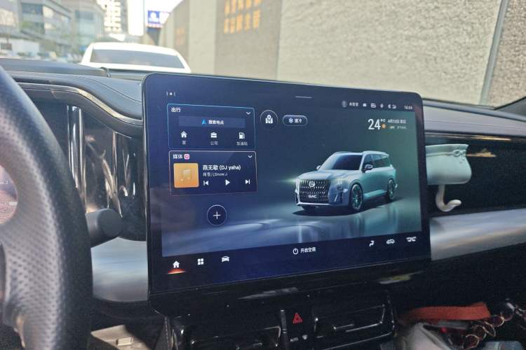 Used GAC Trumpchi GS8 2022 Double-Energy Series 2.0TM Four-Wheel Drive Premium Edition (7 Seats) Audio And AC Panel