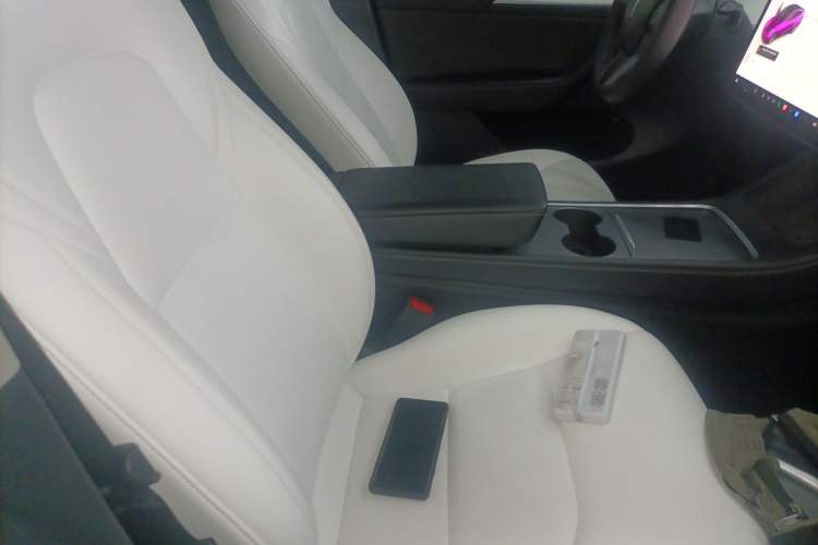 Used Tesla Model Y 2021 Standard Range Rear-Wheel Drive Version Right Front Seat