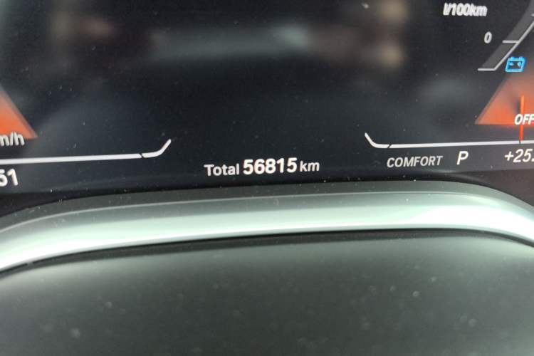 Used BMW 7 Series 2019 Restyled 740Li Leading Edition M Sport Package Odometer Close Up