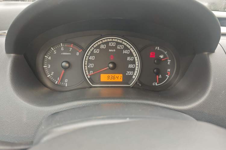 Used Suzuki Swift 2012 1.3L Manual Value Edition Odometer Close Up