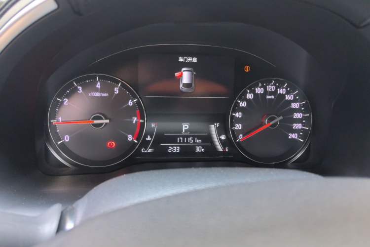 Used Honda Avancier 2017 240TURBO Two-Wheel Drive Premium Edition Odometer Close Up