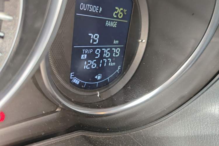 Used Mazda CX-5 2015 2.0L Automatic Two-Wheel Drive Urban Version Odometer Close Up