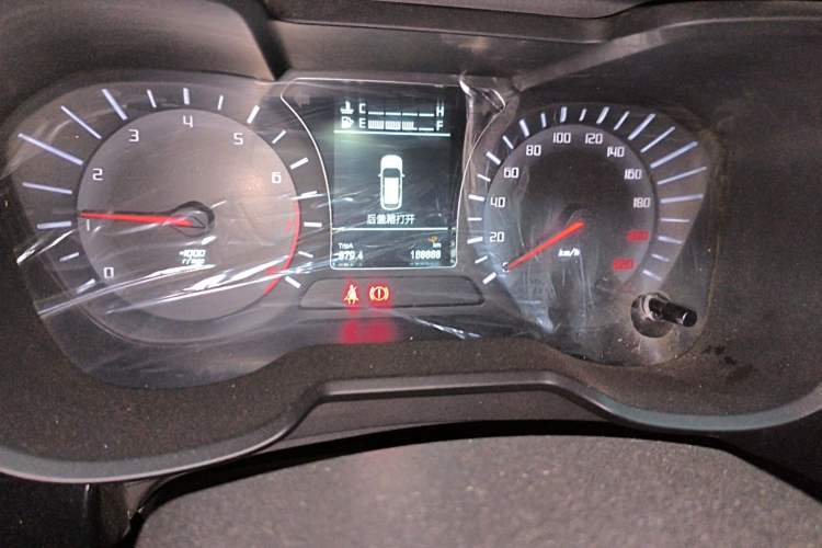 Used GAC Trumpchi GS4 2017 200T Manual Two-Wheel Drive Elite Edition Odometer Close Up