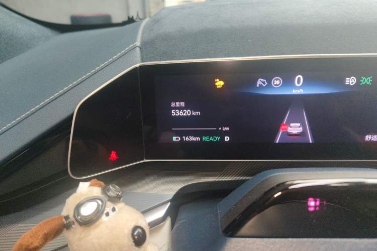 Used Zeekr 001 2022 Long-Range Dual-Motor WE Edition Odometer Close Up