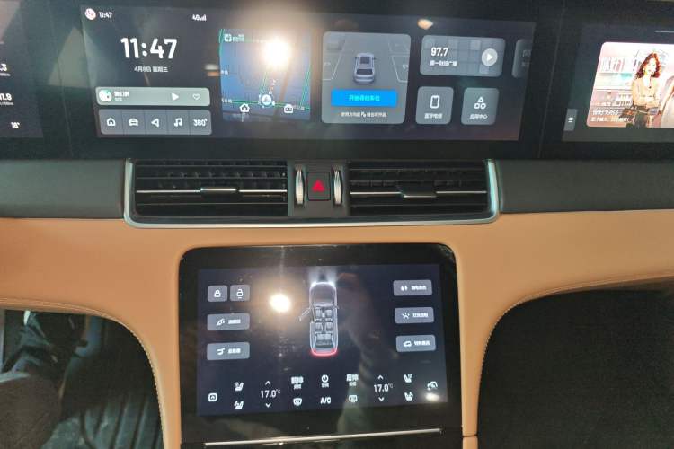 Used Li Auto ONE 2021 Extended-Range 6-Seater Version Audio And AC Panel