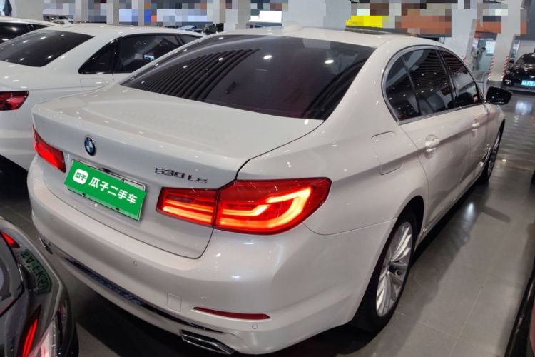 Used BMW 5 Series New Energy 2019 Updated Version 530Le Luxury Package Rear Right 45 Deg