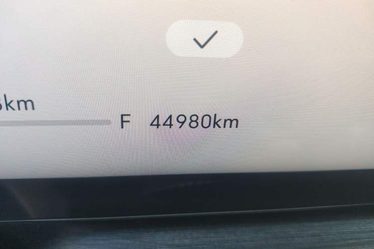 Used Buick Century 2023 2.0T Seven-Seater Yinshi Edition Odometer Close Up