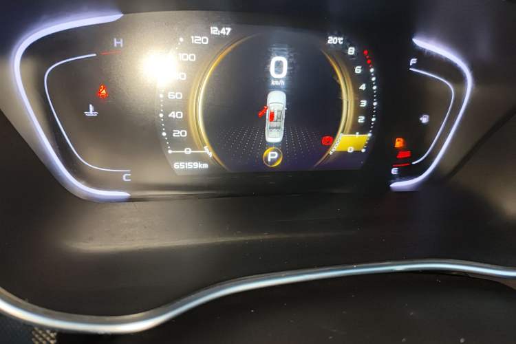 Used Geely Auto Binray 2019 200T DCT Binzhi Edition Odometer Close Up